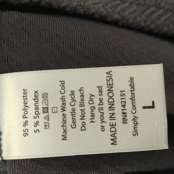 LuLaroe, gray skirt, size L, stretchy, used, womens - Picture 5 of 5